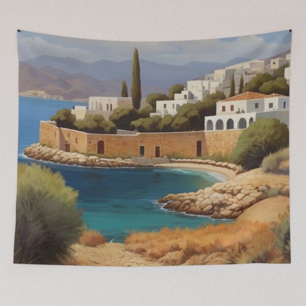 Item preview, 097 Vintage Crete, Greece Poster Design designed and sold by Alexis Art Collection.