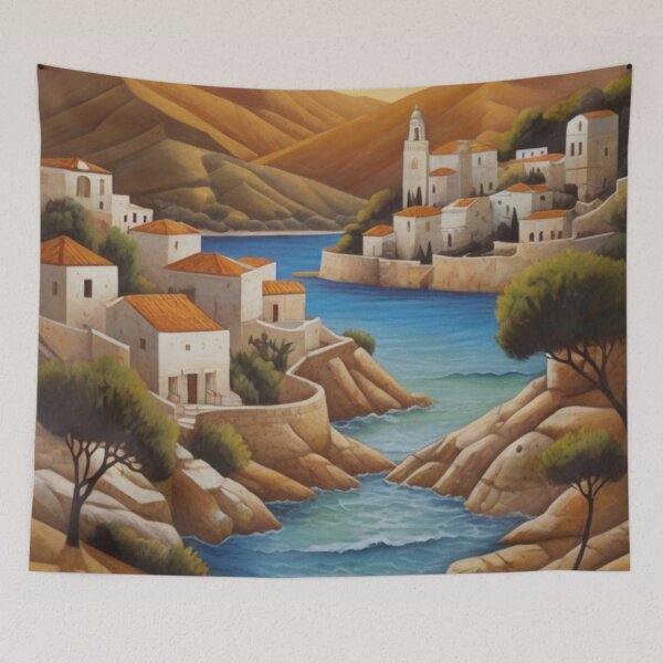 Item preview, 098 Vintage Crete, Greece Poster Design designed and sold by Alexis Art Collection.