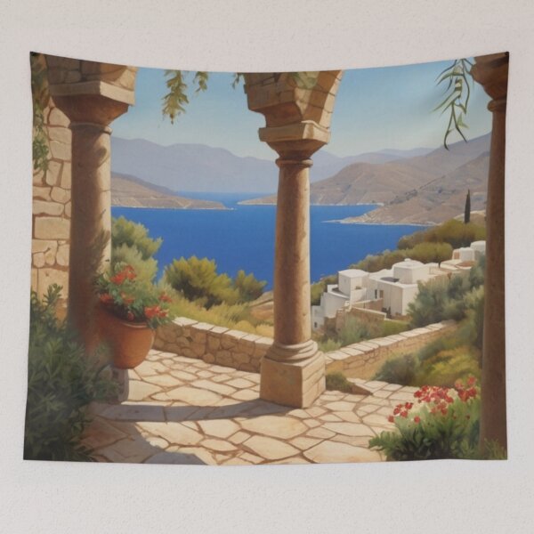 Item preview, 099 Vintage Crete, Greece Poster Design designed and sold by Alexis Art Collection.