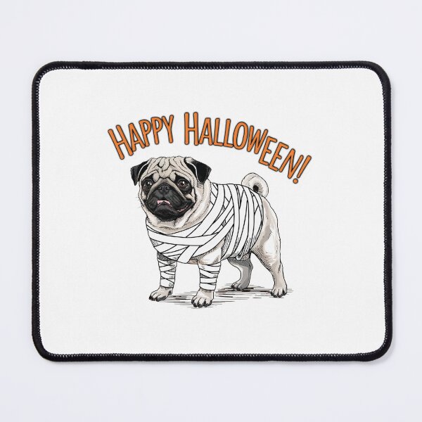Item preview, Pug Mummy | Happy Halloween | designed and sold by pafkrusk.