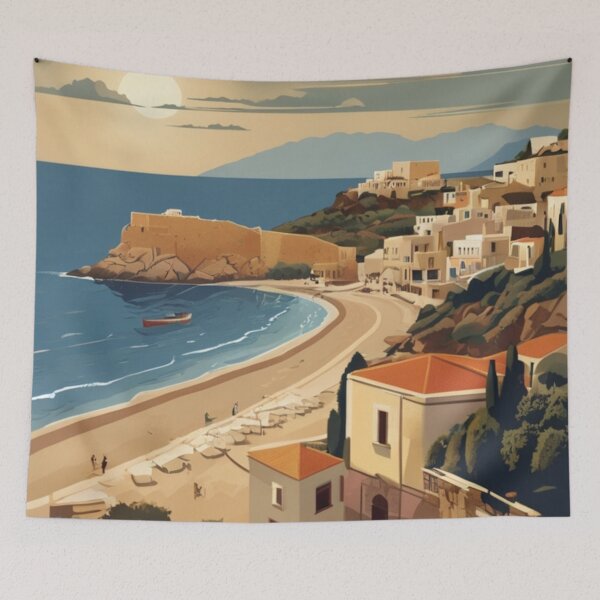 Item preview, 102 Vintage Crete, Greece Poster Design designed and sold by Alexis Art Collection.