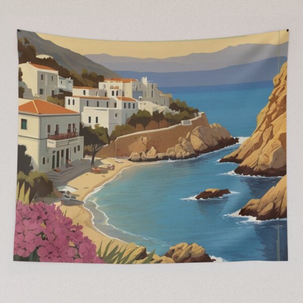 Item preview, 103 Vintage Crete, Greece Poster Design designed and sold by Alexis Art Collection.