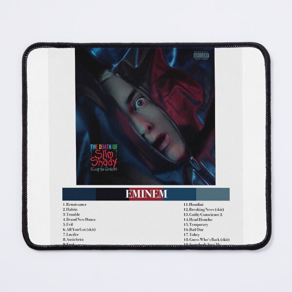 Item preview, The death of slim shady (coup de grâce) album cover art with tracklist designed and sold by Tinybluebird.