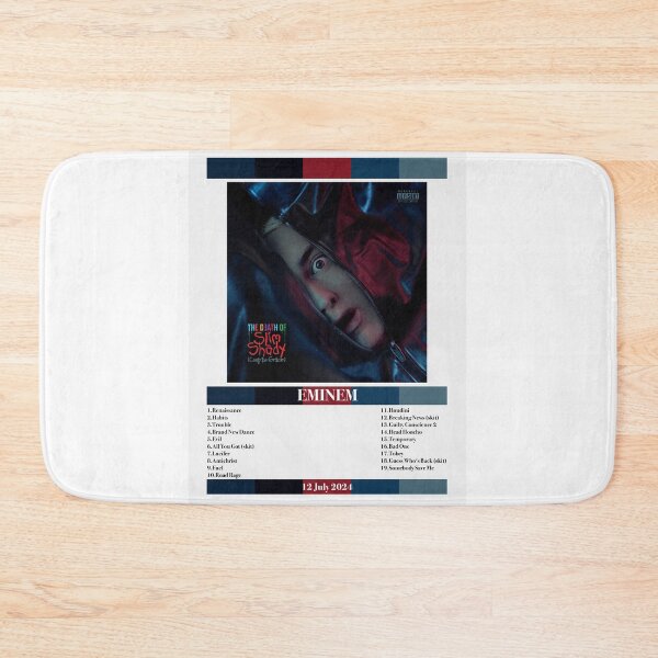 Item preview, The death of slim shady (coup de grâce) album cover art with tracklist designed and sold by Tinybluebird.
