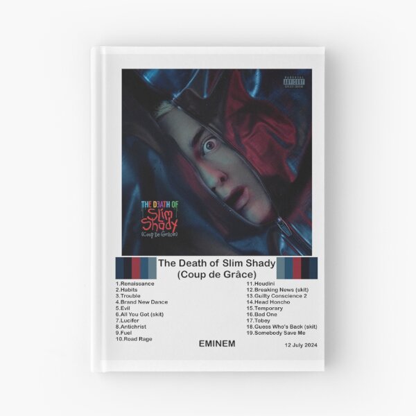 Artikelvorschau, The Death of Slim Shady (Coup de Grâce) Albumcover mit Trackliste entworfen und verkauft von Tinybluebird.