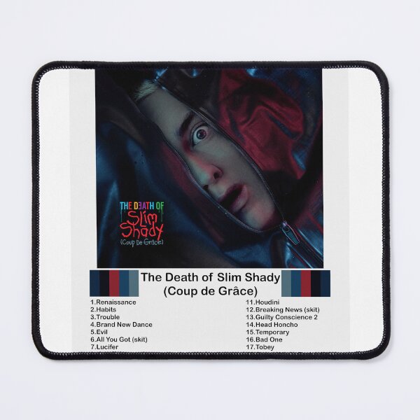 Artikelvorschau, The Death of Slim Shady (Coup de Grâce) Albumcover mit Trackliste entworfen und verkauft von Tinybluebird.