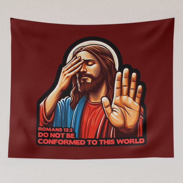 Item preview, Romans 12:2 Do Not Be Conformed To This World designed and sold by plushism.