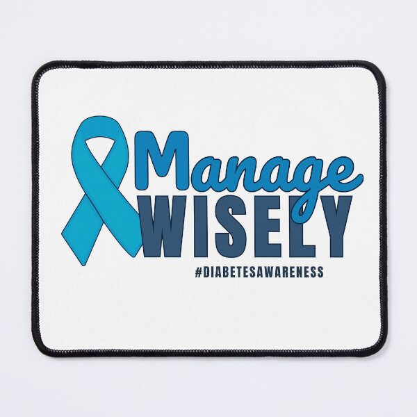 Item preview, Diabetes Awareness Manage Wisely designed and sold by 5Petals.