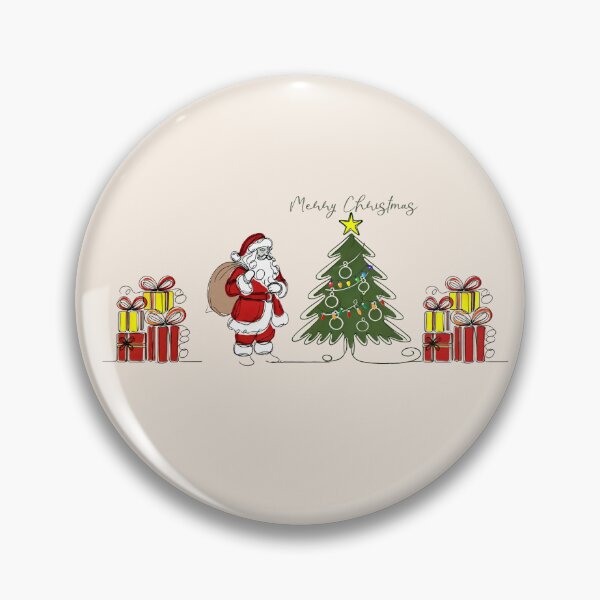 Item preview, One Line Merry Christmas Tree Presents Santa Clause 2024 Trend Mug designed and sold by The Art of Kkatarynka.