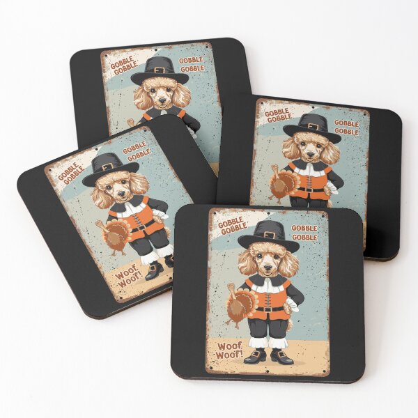 Item preview, Happy Thanksgiving: Poodle Pilgrim designed and sold by philippo artworks.
