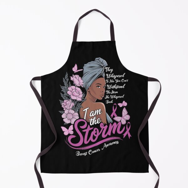 Item preview, I Am The Storm Black Women Pink Ribbon Warrior Breast Cancer designed and sold by BongsEmporium.