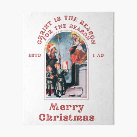 Item preview, Santa Claus and Christ - Christmas designed and sold by UB--Designs.
