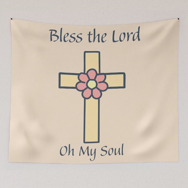 Item preview, Bless The Lord Oh My Soul - Christian Cross designed and sold by CrossCrafted.