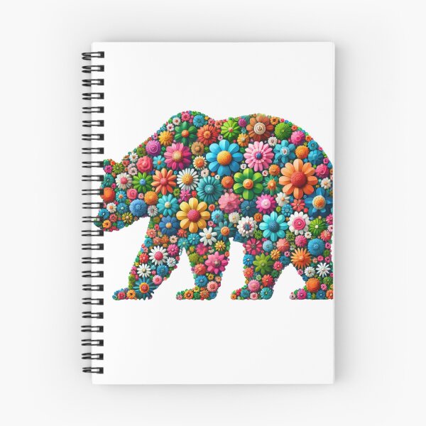 Item preview, Colorful Flower Bear T-Shirt | Bold and Artistic Nature-Inspired Design designed and sold by tennsuicom.
