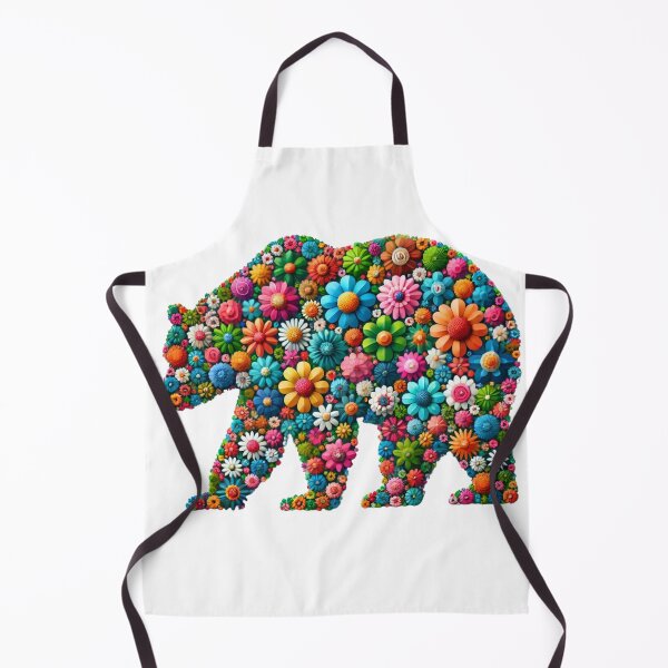 Item preview, Colorful Flower Bear T-Shirt | Bold and Artistic Nature-Inspired Design designed and sold by tennsuicom.