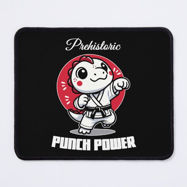 Item preview, Prehistoric Punch Power - Cute Karate Dino designed and sold by MaateoDesign.