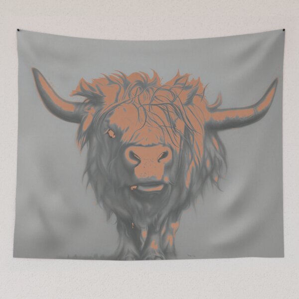 Item preview, Cattle, with a quiff  designed and sold by Glenbobagins.
