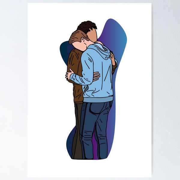 Item preview, RWRB movie alex and henry hug,red white and royal blue  designed and sold by Tinybluebird.