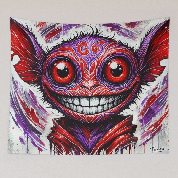 Item preview, Gremlin rojo y violeta designed and sold by todde4.