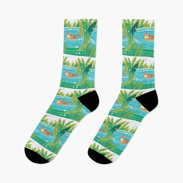 Item preview,  Swimmer Cat , Red Cat Swimming In The Lake. designed and sold by DotisDreams.