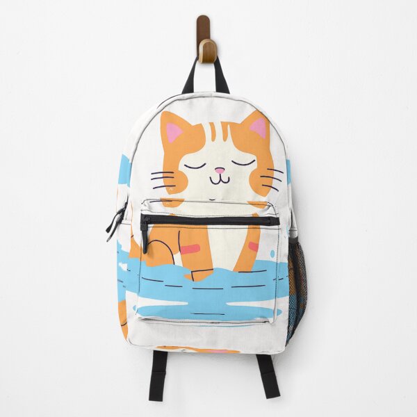 Item preview, Swimmer Cat , Red Cat Is Playing In The Water designed and sold by DotisDreams.
