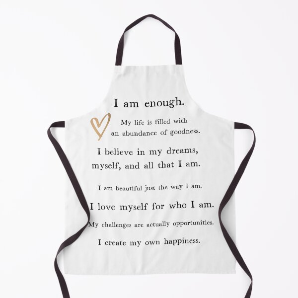 Item preview, I am enough text designed and sold by HawaiiSofia.