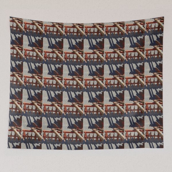 Item preview, Red Disk Plough by Adelaide Artist Avril Thomas at Magpie Springs designed and sold by MagpieSprings.