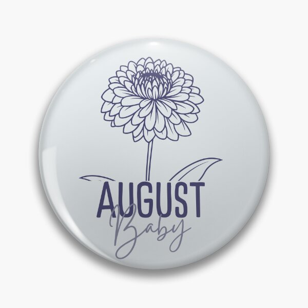 Artikelvorschau, August-Baby, Dahlie-Geburtsblume, August-Geburtstag entworfen und verkauft von lagunaklein.