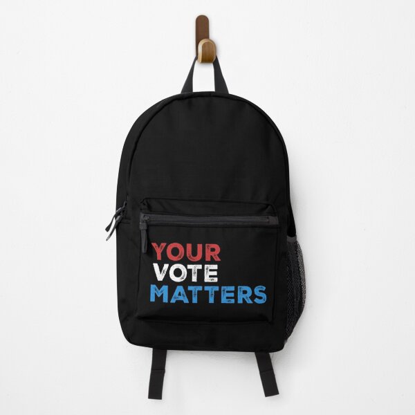 Item preview, Your Vote Matters – Bold Motivational Design - 3 colors - white text designed and sold by NiceHatHarry.