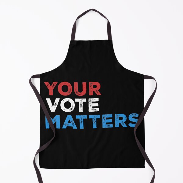Item preview, Your Vote Matters – Bold Motivational Design - 3 colors - white text designed and sold by NiceHatHarry.