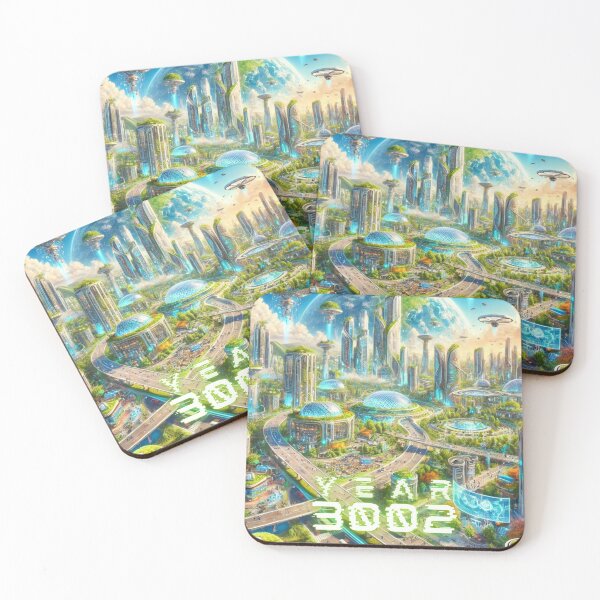 Item preview, The future is ours - Year 3002 - magic worlds - futuristic city designed and sold by Agu210.