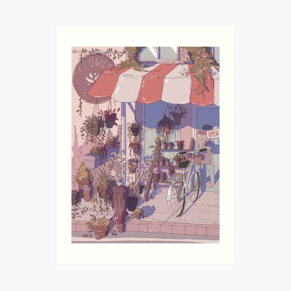 "we open at sunset." Art Print