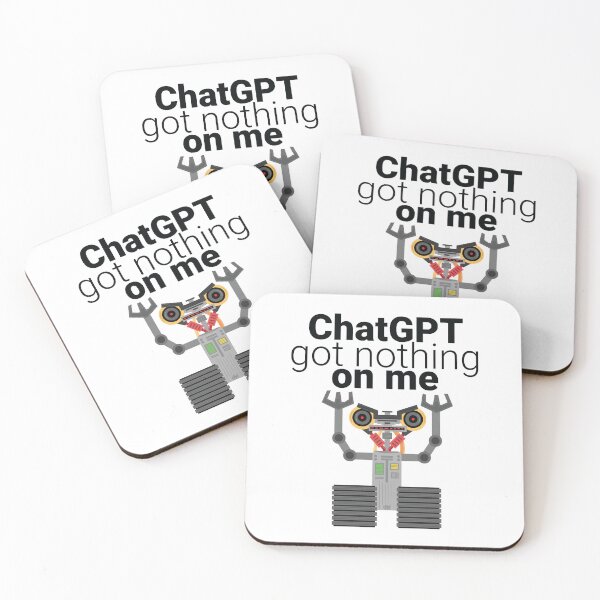 Item preview, Johnny 5 ChatGPT Meme Short Circuit 1980s Classic Robot AI Artificial Intelligence Joke Meme designed and sold by doseofwin.