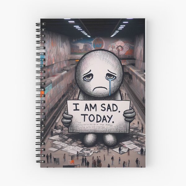 Item preview, Sadness in the Subway designed and sold by aminz4.