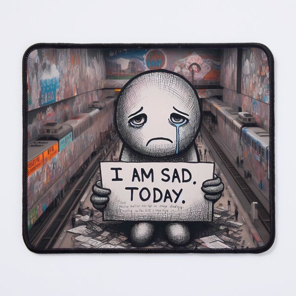 Item preview, Sadness in the Subway designed and sold by aminz4.