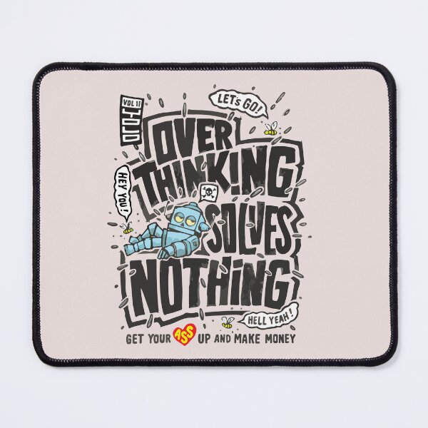 Item preview, Typography Shirt - Over Thinking Solves Nothing designed and sold by weserscs.