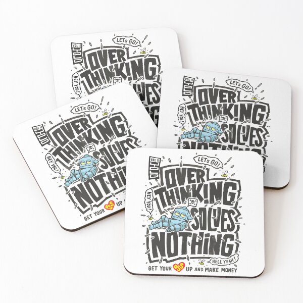 Item preview, Typography Shirt - Over Thinking Solves Nothing designed and sold by weserscs.