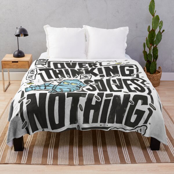 Item preview, Typography Shirt - Over Thinking Solves Nothing designed and sold by weserscs.