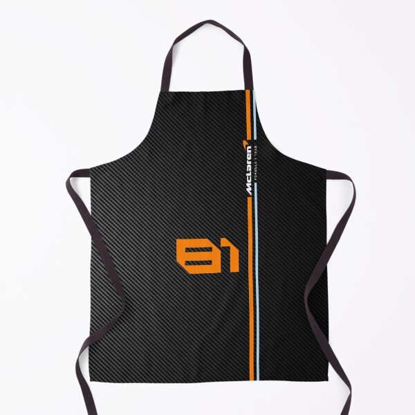 Item preview, Minimalistic Oscar Piastri carbon fibre Black and orange designed and sold by Pink Polar F1.