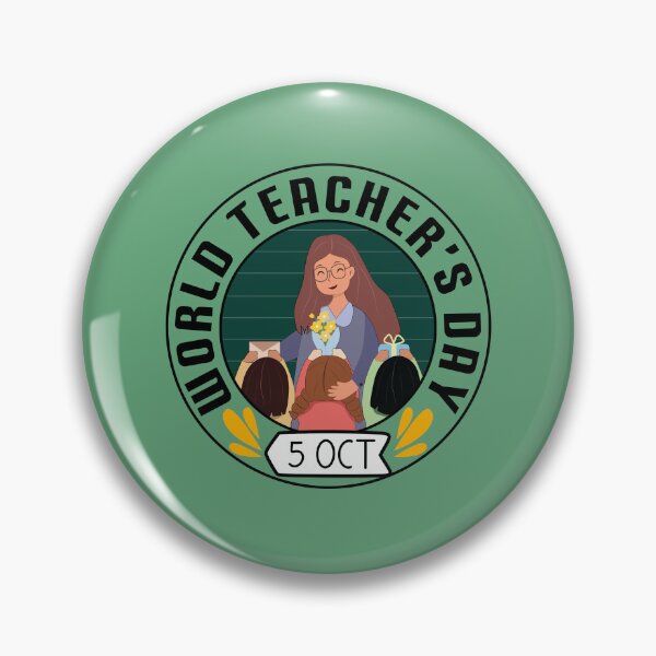 Item preview, 5 October World Teacher's Day - Wacky Holidays designed and sold by ChemicalXShop.