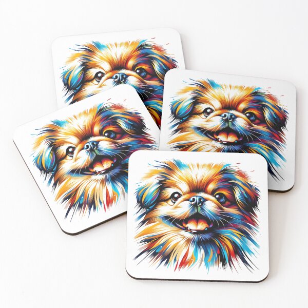Item preview, Cute Pekingese Dog | Vibrant Pop Art designed and sold by TheMostLikely.