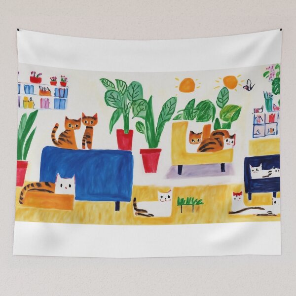 Item preview, Purrfect Room  designed and sold by Mina100Art.
