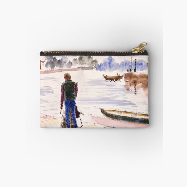 Item preview, Artist painting outdoors at an easel designed and sold by MikeJory.