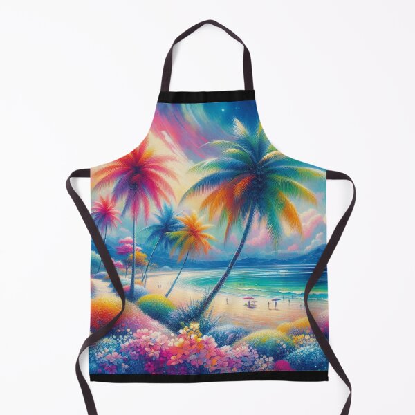 Item preview, Sunset Glow and Palm Trees Define This Tropical Oasis designed and sold by freackly.