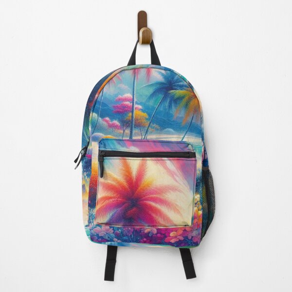 Item preview, Sunset Glow and Palm Trees Define This Tropical Oasis designed and sold by freackly.