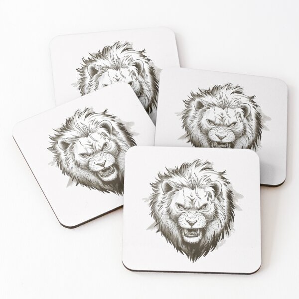 Item preview, Ferocious Lion King Art designed and sold by FatGiantCat.