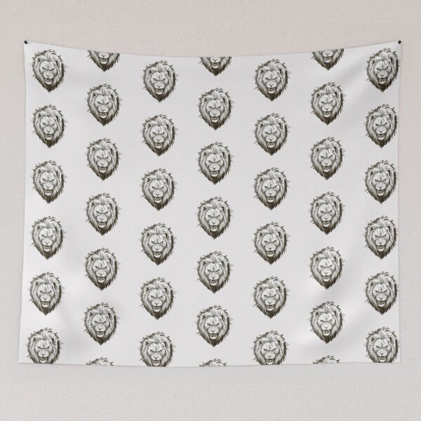 Item preview, Ferocious Lion King Art designed and sold by FatGiantCat.