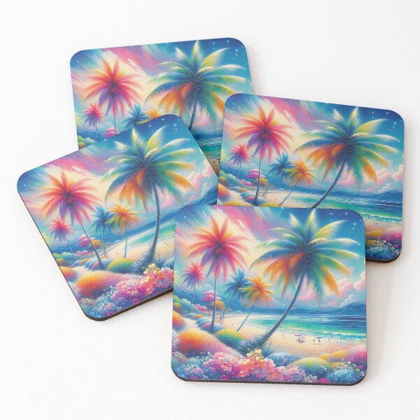 Item preview, Sunset Glow and Palm Trees Define This Tropical Oasis designed and sold by freackly.