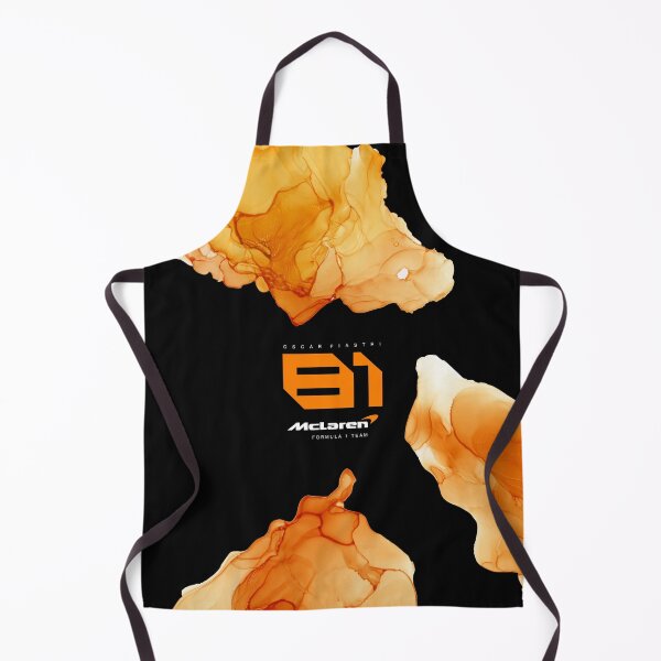 Item preview, Minimalistic Oscar Piastri marble effect Black and orange designed and sold by Pink Polar F1.