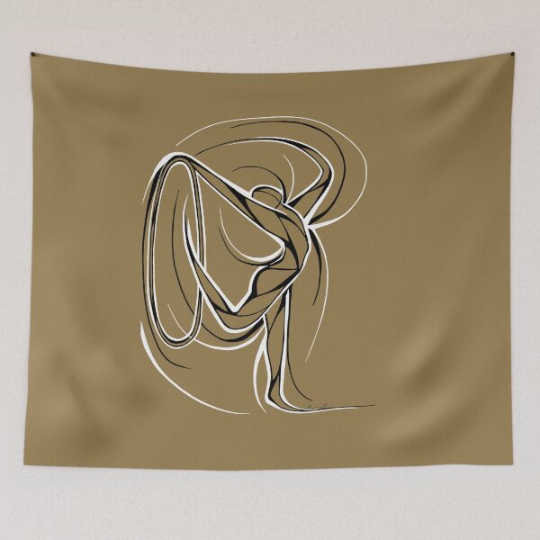 Item preview, Rhythmic gymnast with hoop designed and sold by LEONELLI Ghyslaine.